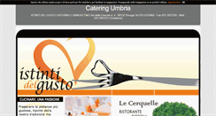 Desktop Screenshot of cateringumbria.biz