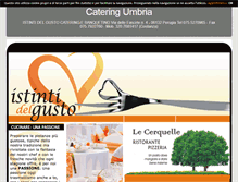 Tablet Screenshot of cateringumbria.biz